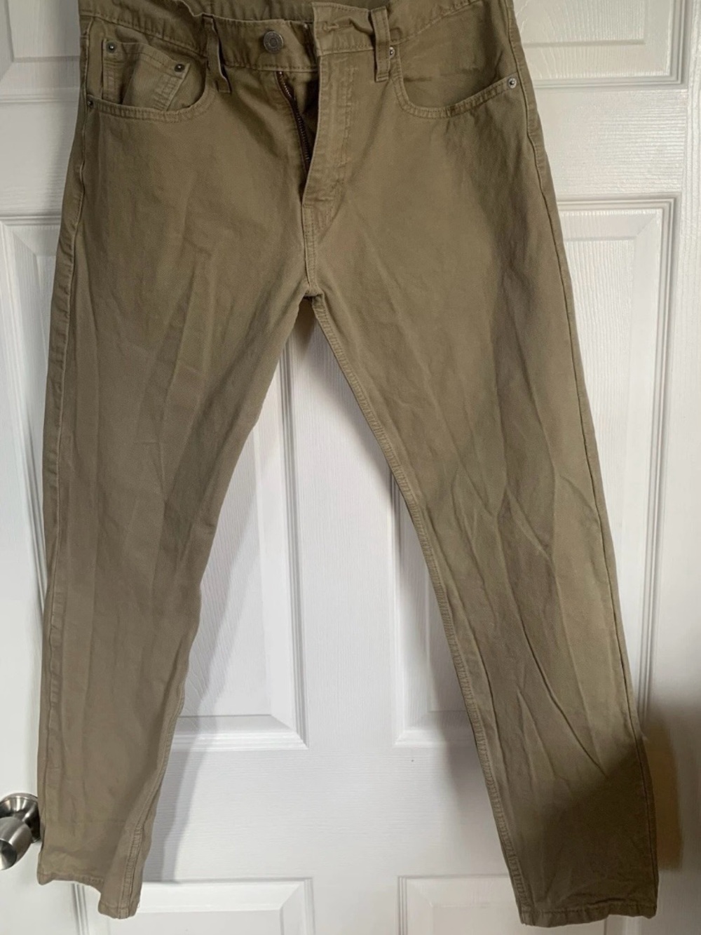 Levi's 512 Slim Tapered Fit Twill Pants in Harvest Gold (W31 L32)